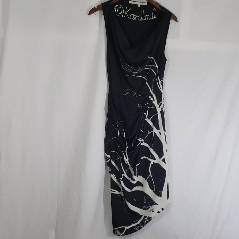 Rachel Roy Asymmetrical Midi Dress Size 10